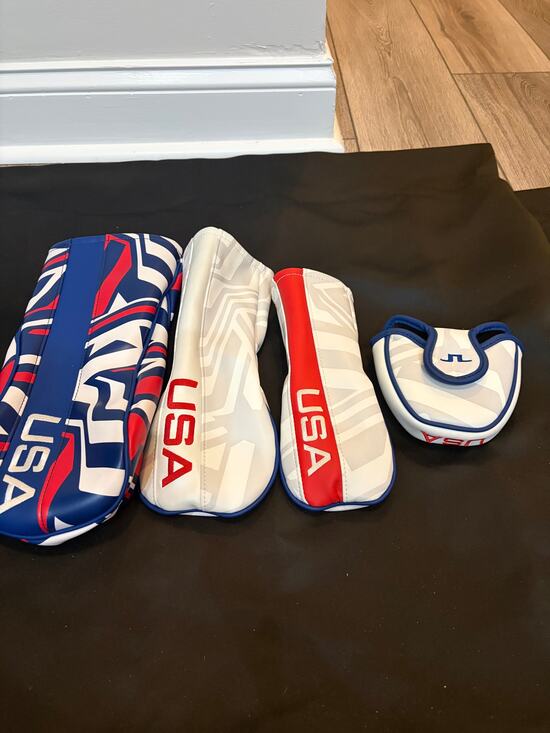 J. Lindeberg Other - J lindeberg USA Red/white /Blue Presidents Cup  4 Head Covers